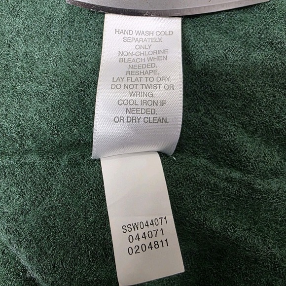 J Jill Sweater‎ Womens Large Emerald Green Wool Blend Pullover Long Sleeve Top - Picture 9 of 9